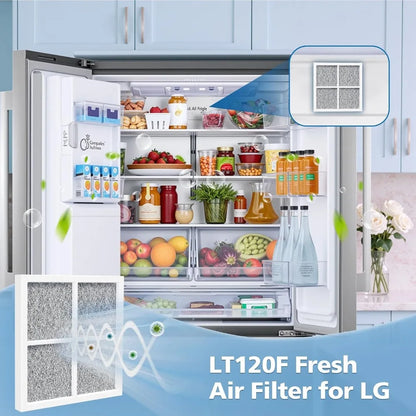 Replacement Refrigerator Air Filter Compatible with LG / Kenmore LT120F / ADQ73214404 / ADQ7321440 / ADQ73214400 / 3469918 — Model Options