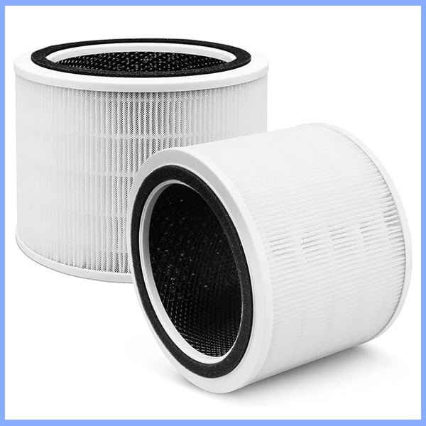 Compatible with LEVOIT Core 300-RF H13 True HEPA Replacement Filter Compatible with Core 300/300-P/300S Air Purifier Carbon Filter