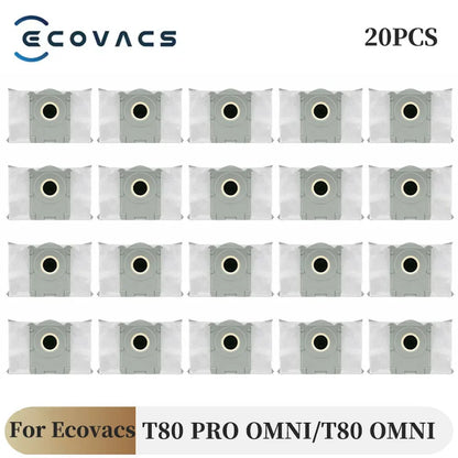 For ECOVACS T80 PRO OMNI / T80 OMNI Vacuums Cleaner Main Roller Mop Cloth Side Brush Dust Bag HEPA Filter Replacement Accessorie