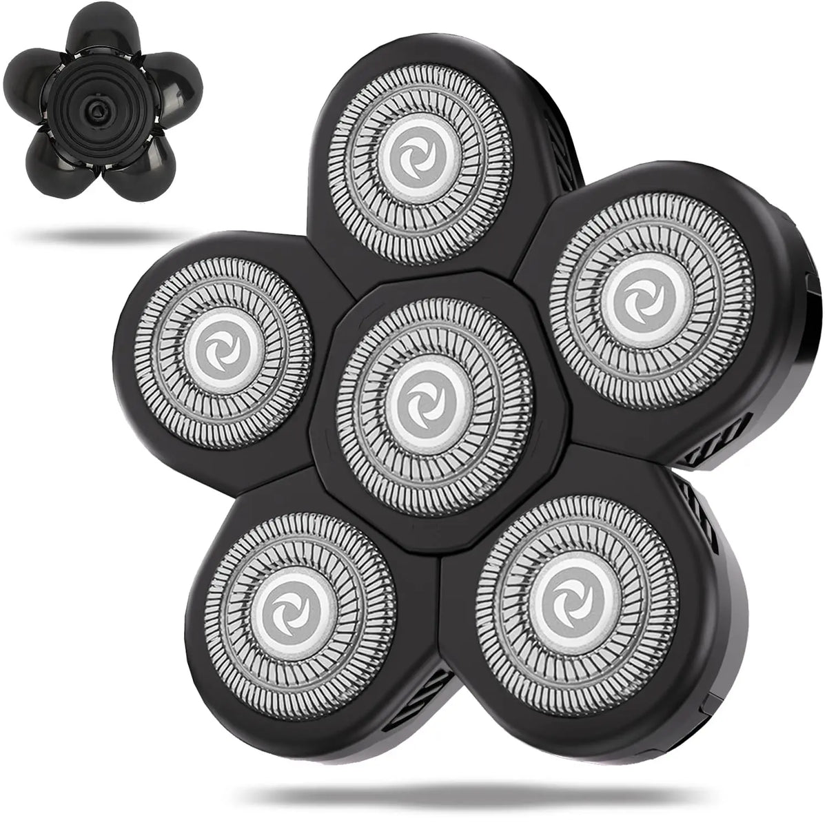Replacement Head Shaver Replacement Blades, Bald Men Stainless Steel Rotary Blades for Electric Head Razor