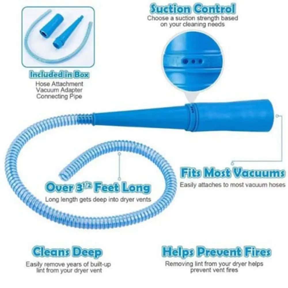 Effective For Washing Machine Dryer Home Office Tool Dryer Vent Lint Trap Lint Hose Dust Cleaner Pipe Extension Tube