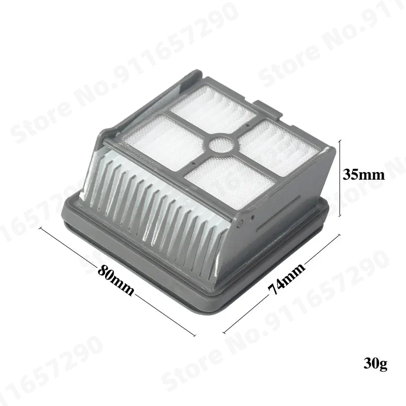 For Dreame H12 Pro / Plus Spare Parts Wet Dry Vacuum Cleaner Soft Roller Brush Hepa Filter Replacement Accessories