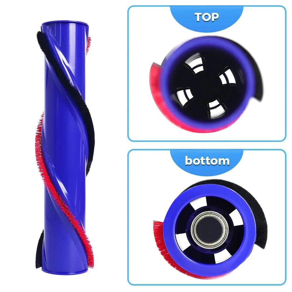 Direct Drive Roller Brush Parts for Dyson V6 V8 V10 V11 Cordless Vacuum Cleaner Main Roller Bar Brush Accessories Replacement