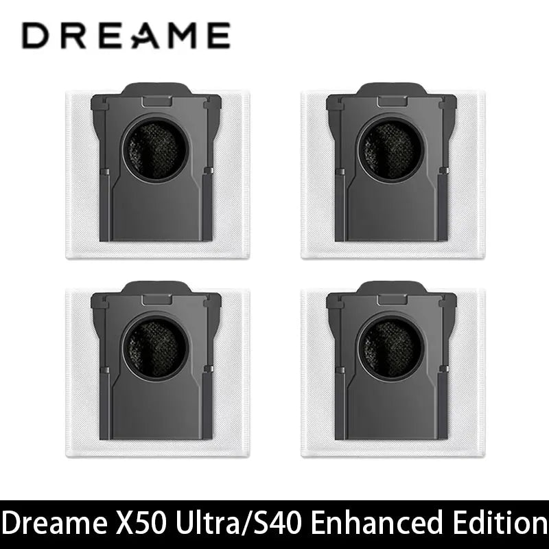 Dreame X50 Ultra / S40 Enhanced / L50 Pro Ultra Edition Vacuum Parts Main Roller Side Brush Hepa Filter Mop Cloth Dust Bag