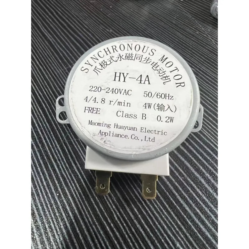 220-240VAC 4/4.8 Rotating Claw Pole Permanent Magnet Synchronous Motor HY-4A Microwave Oven Tray 50/60HZ