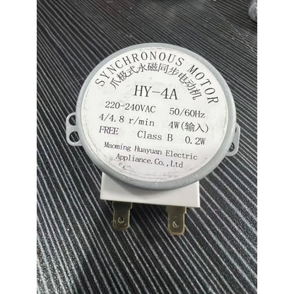 220-240VAC 4/4.8 Rotating Claw Pole Permanent Magnet Synchronous Motor HY-4A Microwave Oven Tray 50/60HZ