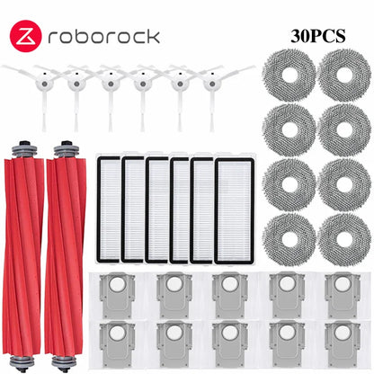 Compatible with Roborock Q Revo MaxV/Q Revo S/Q Revo Pro Robot Vacuums Cleaner Accessory Dust Bag Main Side Brush HEPA Filter Mop Cloths Spare