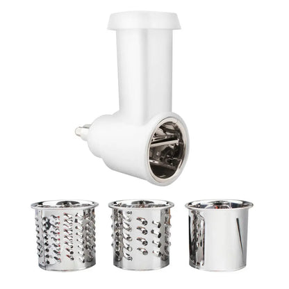 3-In-1 Stainless Steel Slicer/Shredder Attachment For KitchenAid Stand Mixer, Salad Machine Vegetable Slicer Maker Shredder Accessories