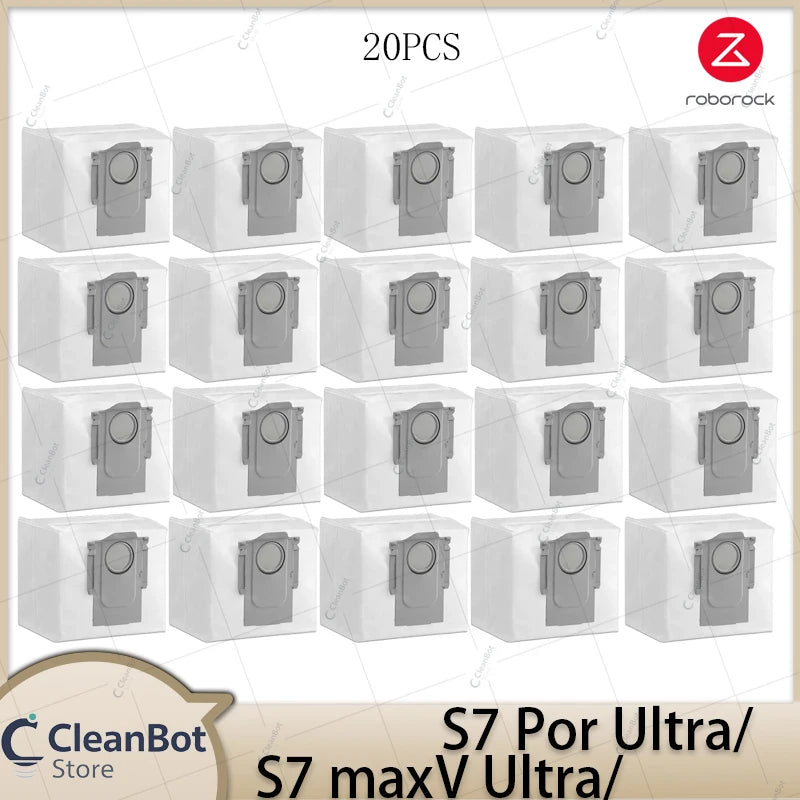 Compatible with Roborock S7 MaxV Ultra/S7 Pro Ultra Robot Vacuum Cleaner Accessories Main Brush Side Brush HEPA Filter Mop Cloths Spare Parts
