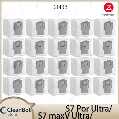 Compatible with Roborock S7 MaxV Ultra/S7 Pro Ultra Robot Vacuum Cleaner Accessories Main Brush Side Brush HEPA Filter Mop Cloths Spare Parts