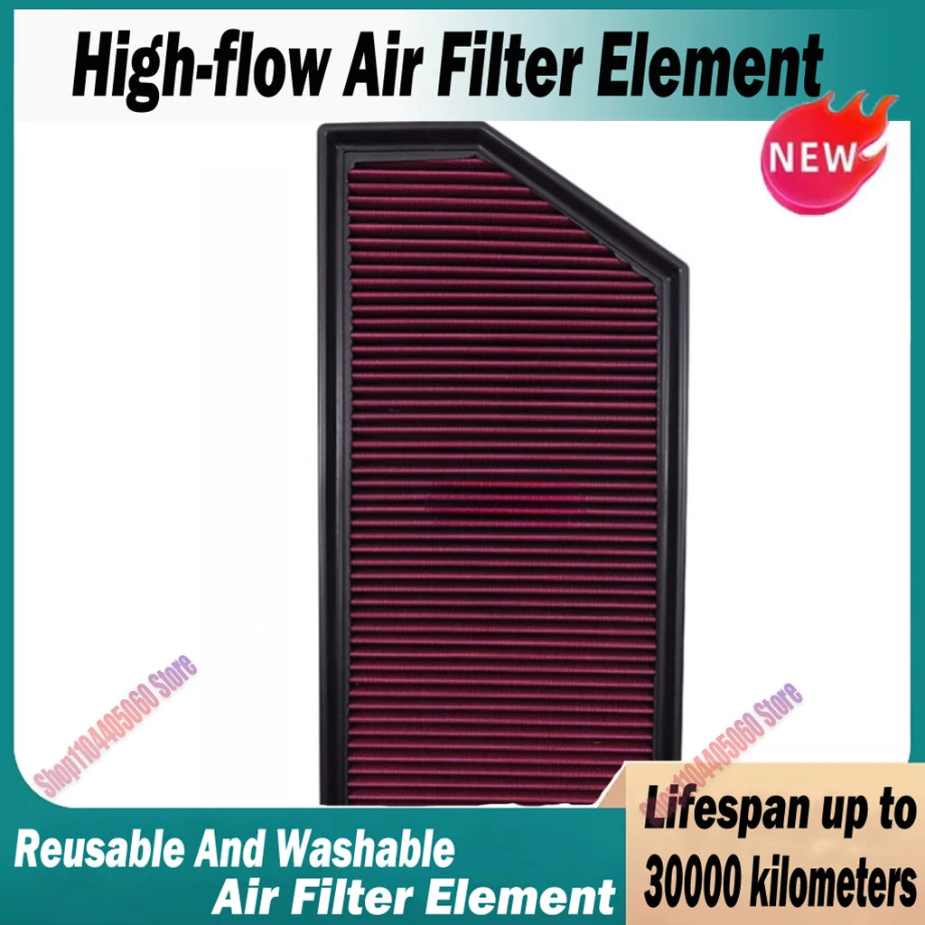 Car High Flow Air Filter For MERCEDES-BENZ AMG GT(X290) E-Class GLE GLS GLE Coupe(W167) S-Class A6540940004 Washable Reusable