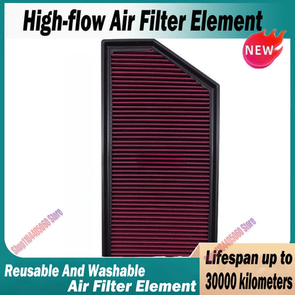 Car High Flow Air Filter For MERCEDES-BENZ AMG GT(X290) E-Class GLE GLS GLE Coupe(W167) S-Class A6540940004 Washable Reusable