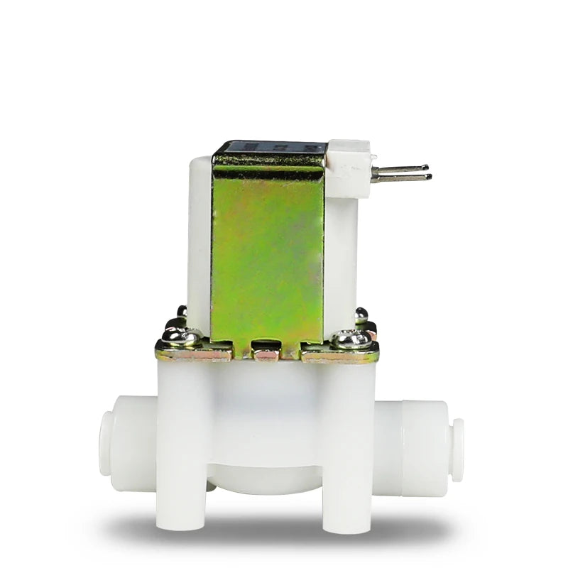1/4" 3/8" Plastic Motorized Solenoid Valve DN8 DN10 Quick Plug Drinking Fountain Pure Water Machine Solenoid Valve 12V 24V 220V