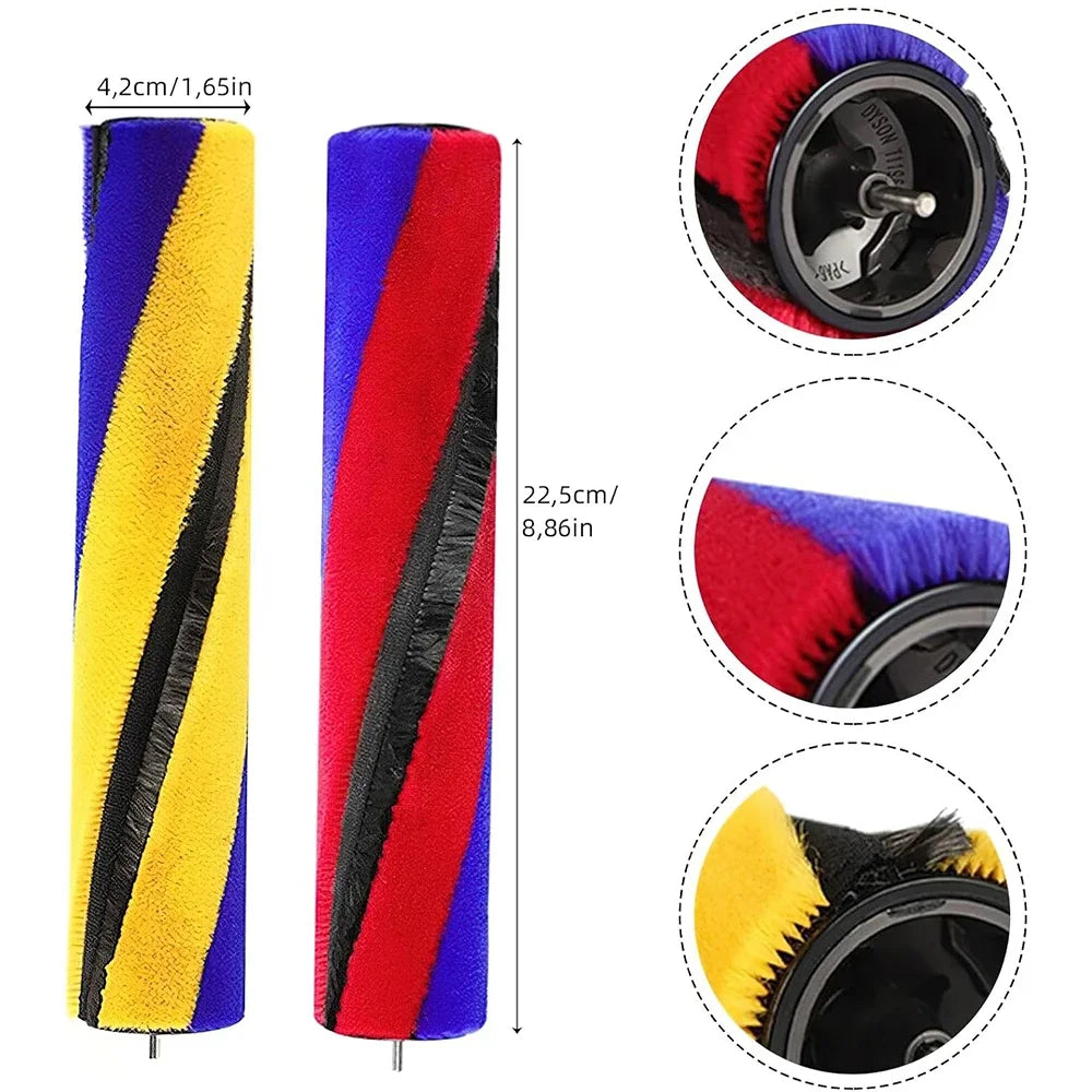 For Dyson Gen5 V12/V15/V8/V10 Detect Slim Soft Roller Brush, Vacuum Cleaner Replacement Roller Brush Spare Parts Accessories