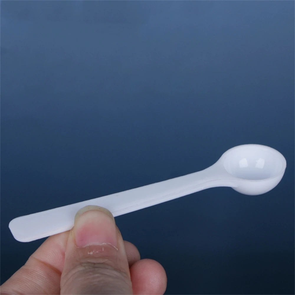 300pcs 1g/3g/5g Measuring Spoon Plastic Powder Milk Coffee Scoop Teaspoon Baking Gadgets Kitchen Accessories