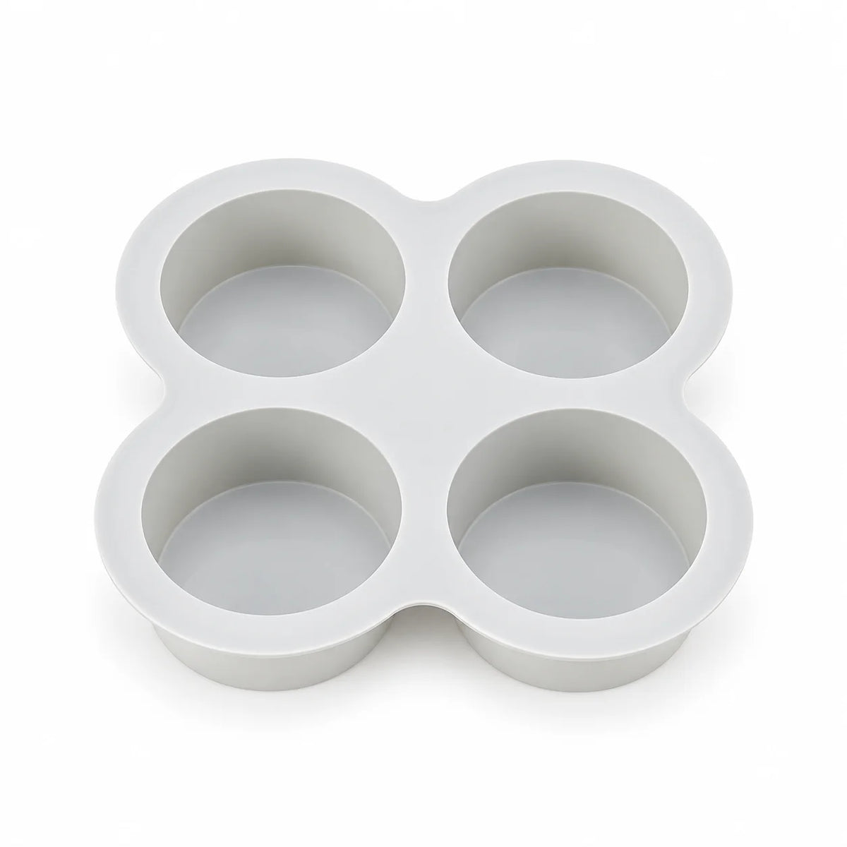 Air Fryer Egg Mold Round Shape Eggs Mold 4 Cavity Non-Stick Silicone Air Fryer Egg Pan Egg Steamer Cooking Mold Fried Egg Tool