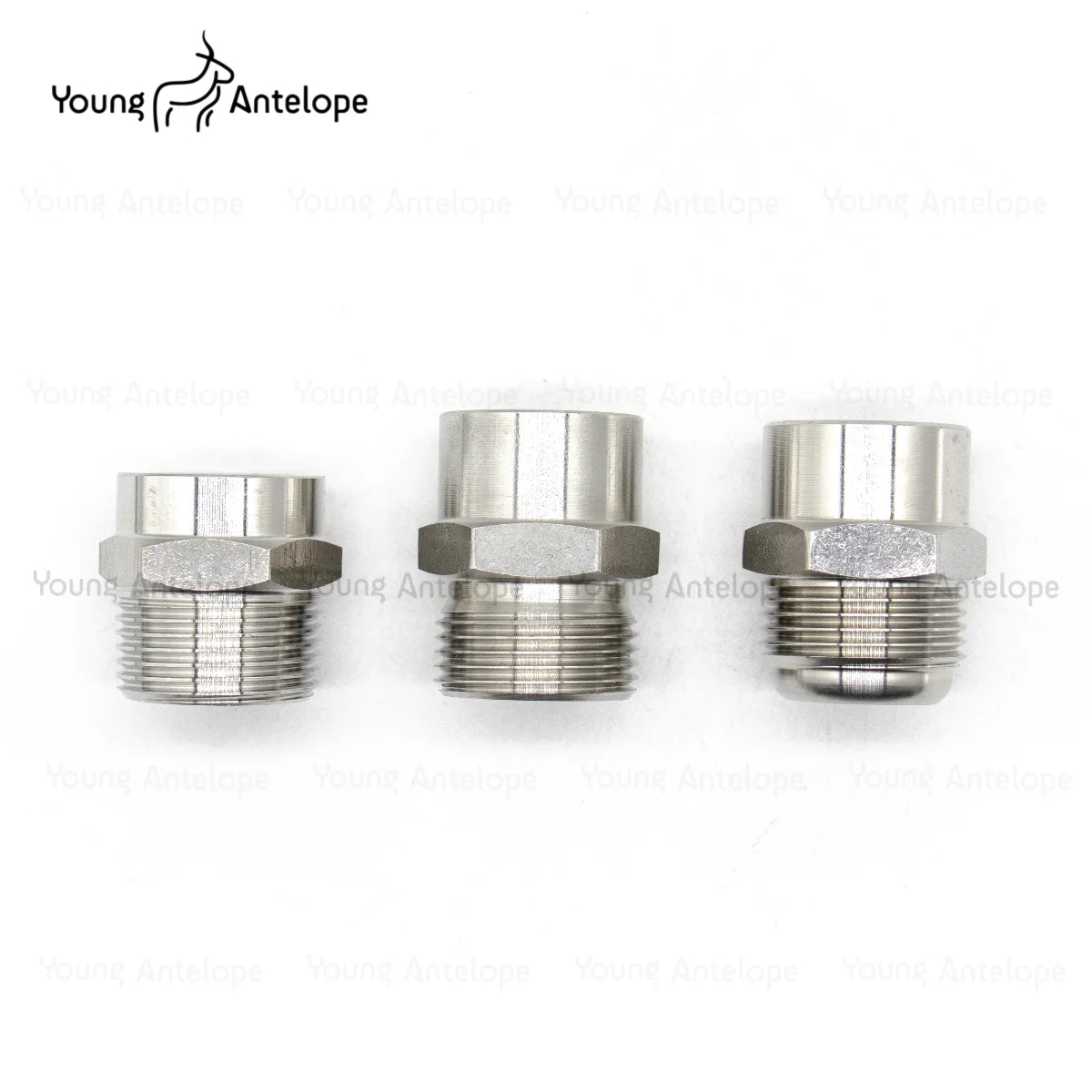 Male Thread Welded Connector Metal Hose Corrugated Pipe Adapter Single End Weld External Thread Fitting 304 Stainless Steel