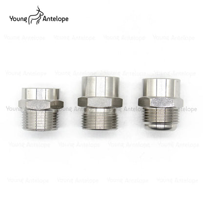 Male Thread Welded Connector Metal Hose Corrugated Pipe Adapter Single End Weld External Thread Fitting 304 Stainless Steel