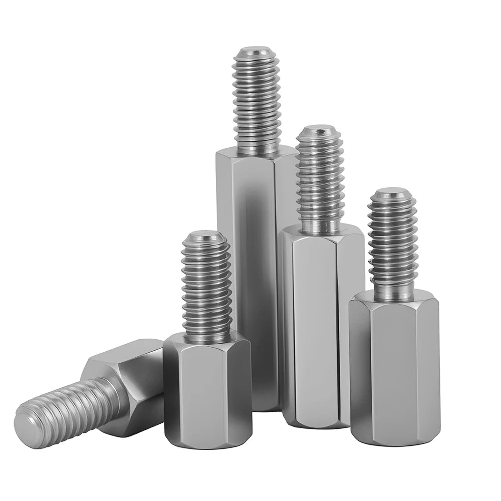 Hex Standoff Male to Female Standoff Spacer Screw M2 M3 M4 M6 M8 303 Stainless Steel PCB Motherboard Rack Stud Length 5~50mm