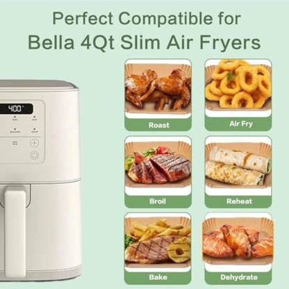Cooking Paper Air Fryer Disposable Paper Square Round Baking Barbecue Plate NonStick Mat Kitchen Oven Oil Absorbing Paper Tool