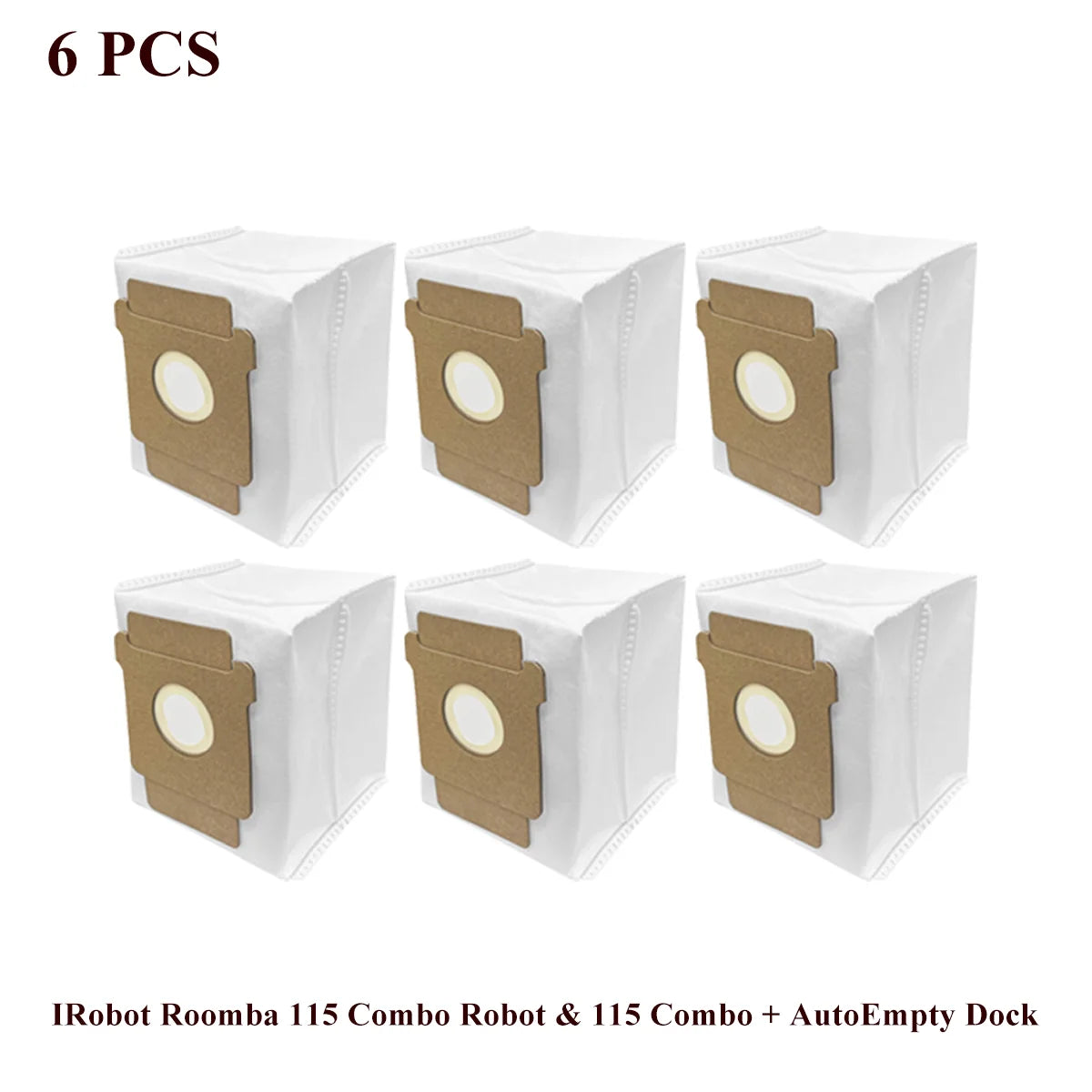 Compatible with IRobot Roomba 115 Combo/115 Combo+ Vacuum Cleaner Part Main Roller Brush Side Brush Filter Mop Pad Dust Bag Accessories