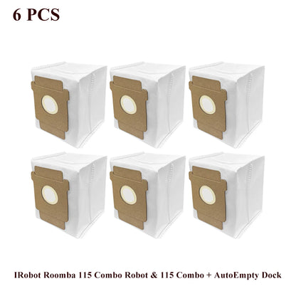 Compatible with IRobot Roomba 115 Combo/115 Combo+ Vacuum Cleaner Part Main Roller Brush Side Brush Filter Mop Pad Dust Bag Accessories