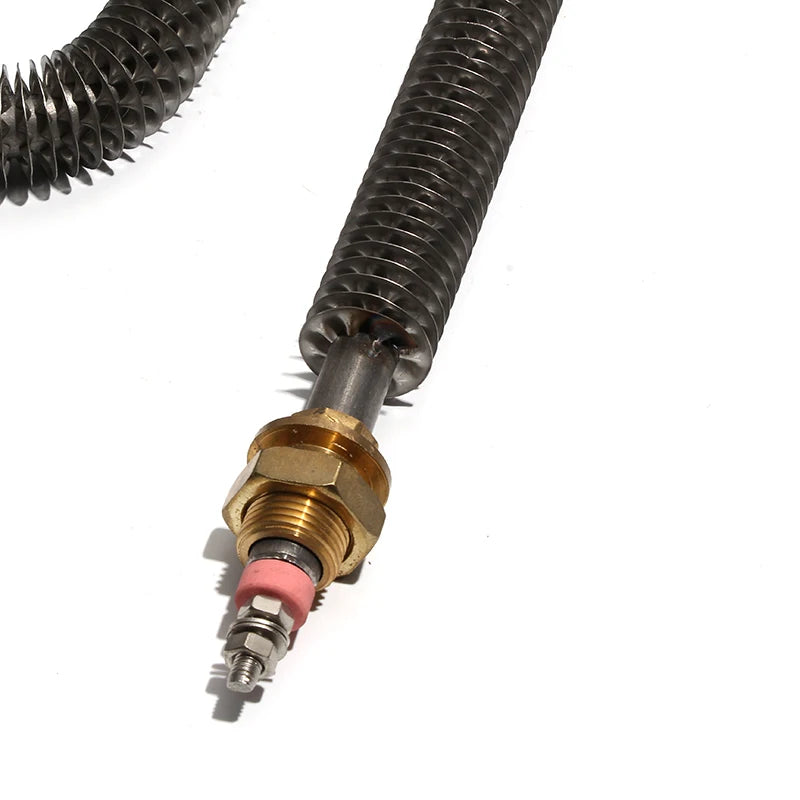 Finne Tubular Heating Element 201SS/304SS Radiator 220V 1500W 2000W 2500W 3000W 3500W Drying Oven Electric Heat Tube Dia. 12mm