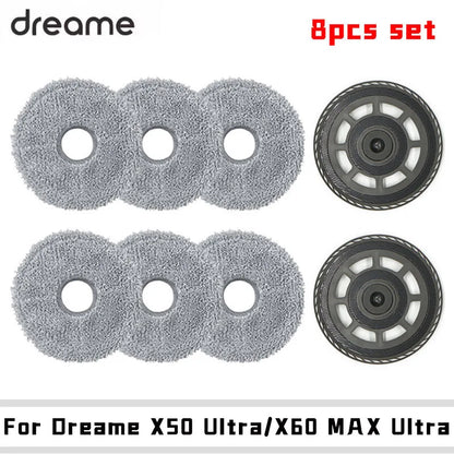 Mop Pad Holder For Dreame X50 Ultra RLL51SE RLL53SE X60 Max Ultra RLX87DE Robot Vacuum Cleaner Mop Bracket Accessories Set
