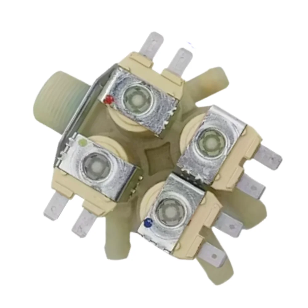 Compatible with Samsung drum washing machine inlet valve DC62-00214N（220V/240V 50/60HZ） DC62-00214T（12V）solenoid valve