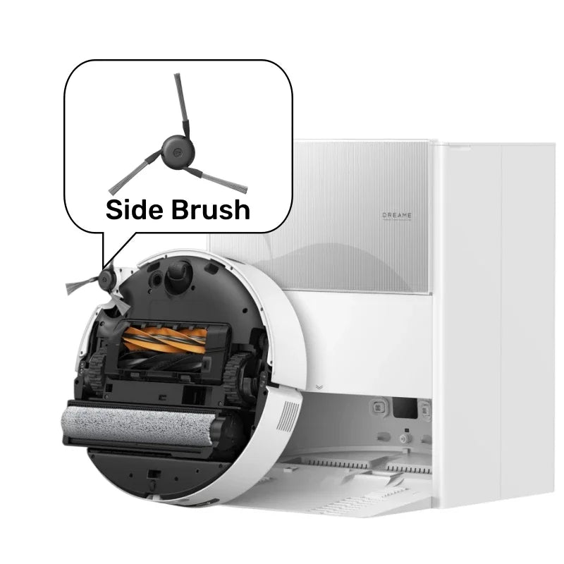 Drame Aqua10 Ultra Roller Side brush Accessories for X50 Ultra/X40 Ultra/ L40 Ultra/ L50 Ultra Robot Vacuum Spare Parts
