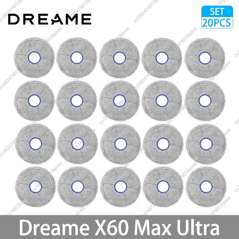 Dreame X60 Max Ultra Accessories Main Side Brush HEPA Filter Mop Cloths Dust Bag Vacuum Cleaner Replacement Spare Parts