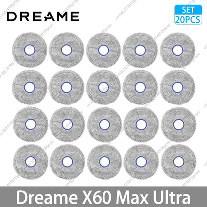 Dreame X60 Max Ultra Accessories Main Side Brush HEPA Filter Mop Cloths Dust Bag Vacuum Cleaner Replacement Spare Parts