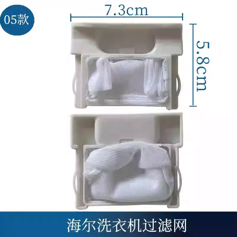 Accessories Compatible with Haier Washing Machine Filter,Automatic Lint Remover Mesh Bag,Filter Box,and Thread/Lint Filter