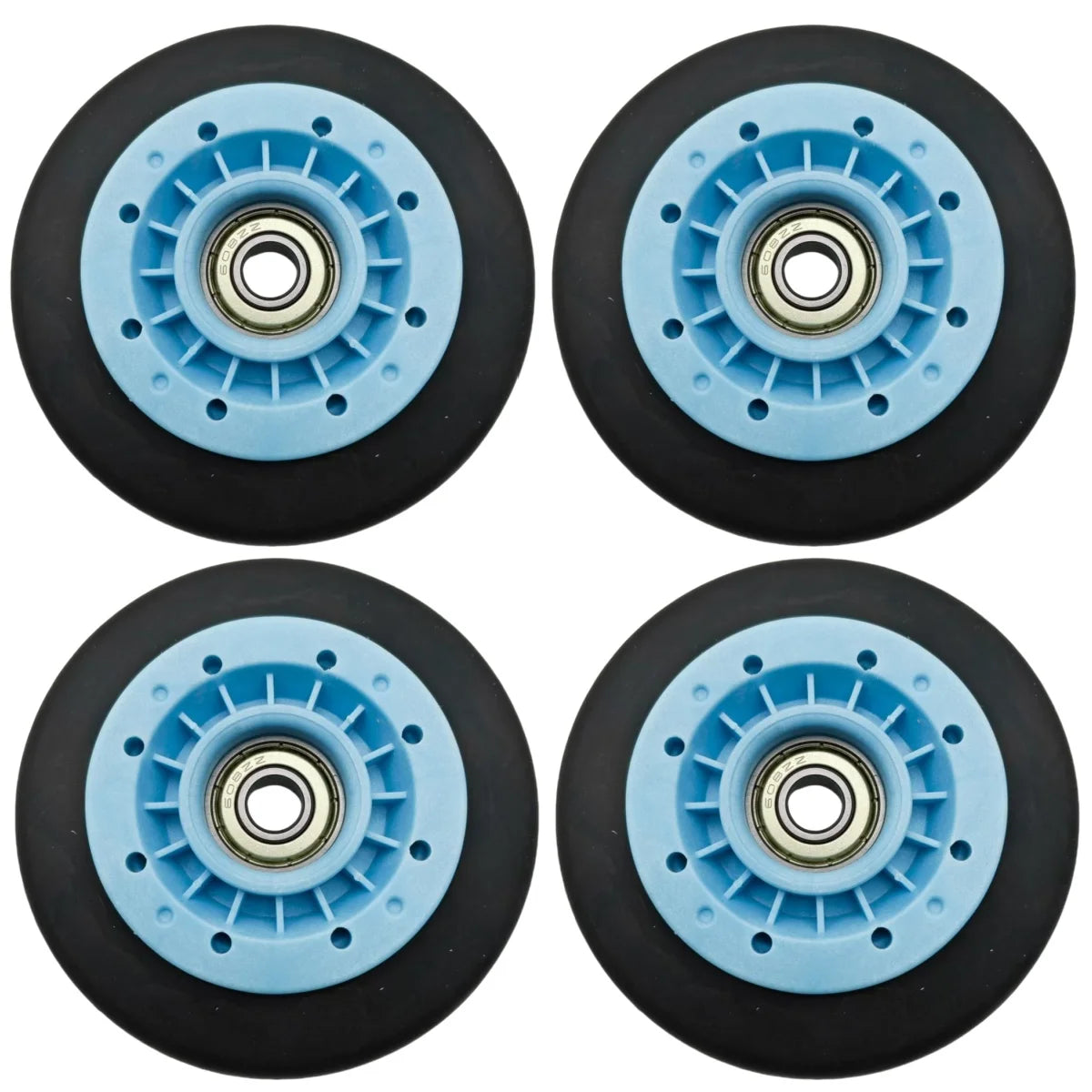 4Pack 5304523152 Dryer Drum Roller Wheel Witch 80CM Replacement DC97-16782E Compatible with Samsung LG