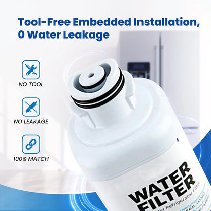 Replacement Refrigerator Water Filter Compatible with Samsung DA97-17376B / DA97-08006C / RF23M8070SG / RF23M8070SR