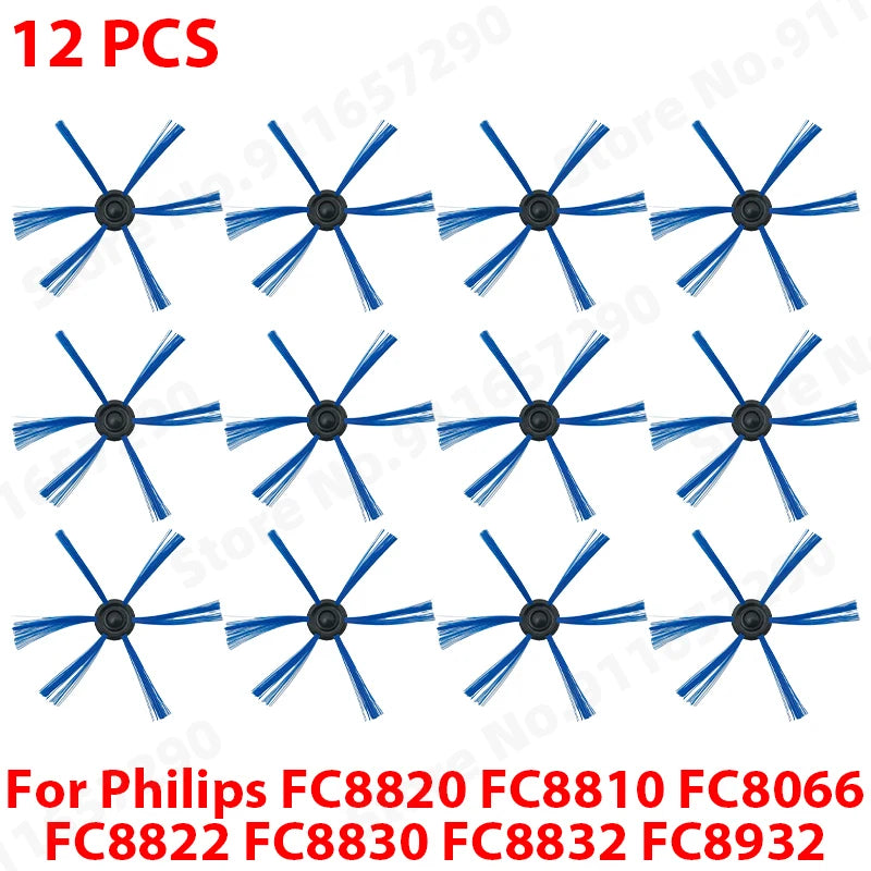 HEPA Filter Screen Side Brush Compatible with Philips FC8820 FC8810 FC8066 FC8822 FC8830 FC8832 FC8932 Robot Vacuum Cleaner Accessories