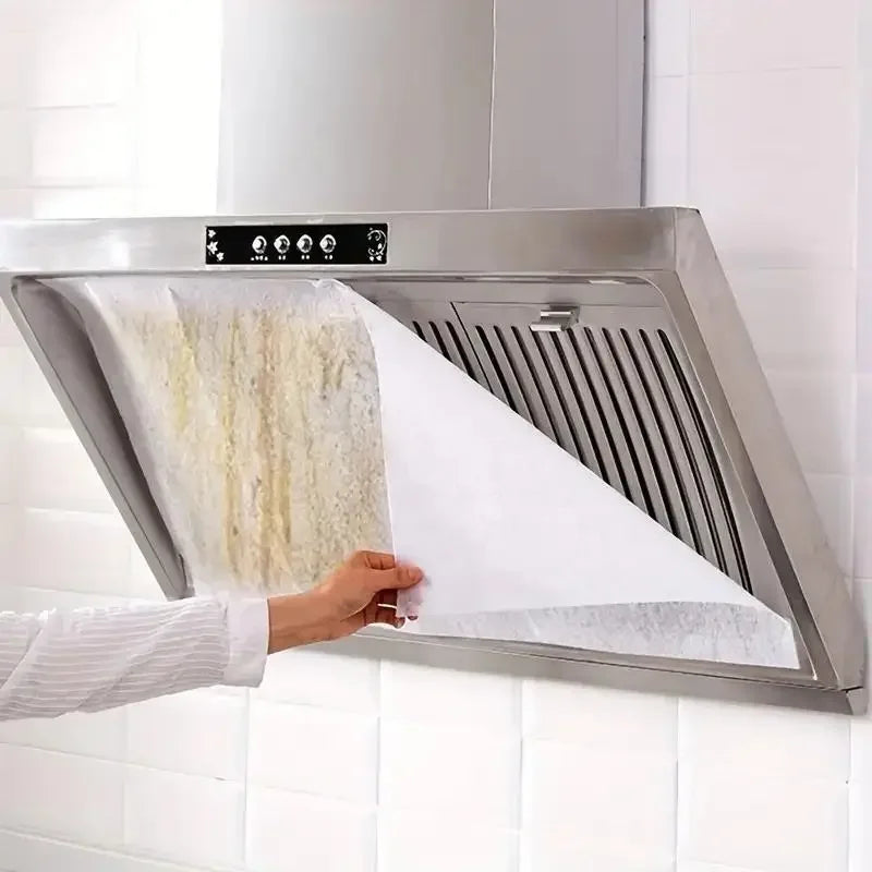 12-Pack Heavy-Duty Range Hood Filters - Oil-Absorbing Mesh Covers for Kitchen Ventilation