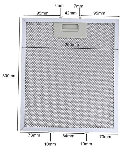 Range Hood Filter Cooker Hood Grease Leach Smoking Machine Grease Filter Screen Kitchen Metal Filter Network Replacement Parts