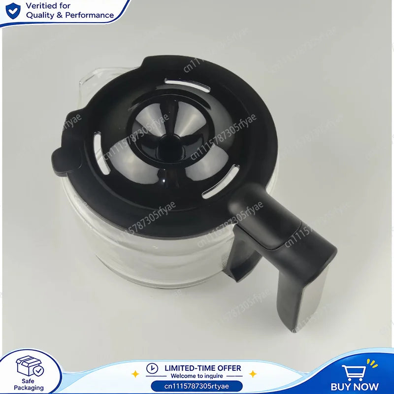 Coffee Machine Glass Pot Filter Water Tank Funnel Replacement Parts Compatible with Philips HD7900 Coffee Maker Accessories