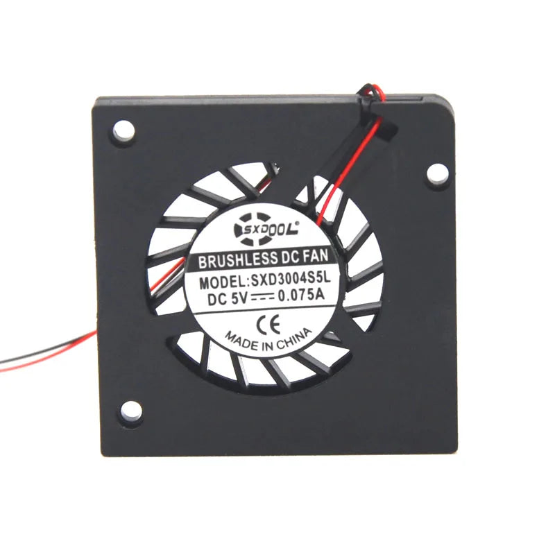 2pcs 30mm 3004 5V 60mA 9300RPM micro cooling fan 30X30X4mm small thin micro projector DC cooling fan replace RFB3004