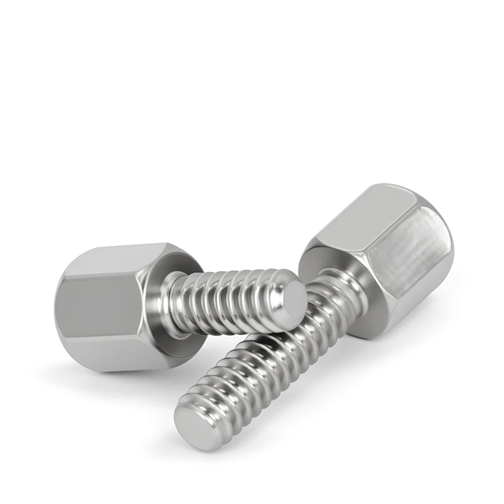 Male to Female Nickel Plate Brass Motherboard Hex Standoff Inch Thread Rack Board Stud Spacing Screws Bolt Column Spacer 4-40UNC