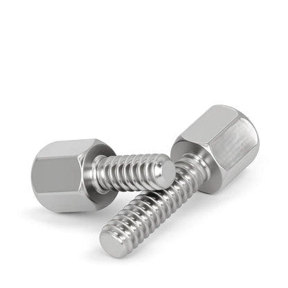 Male to Female Nickel Plate Brass Motherboard Hex Standoff Inch Thread Rack Board Stud Spacing Screws Bolt Column Spacer 4-40UNC