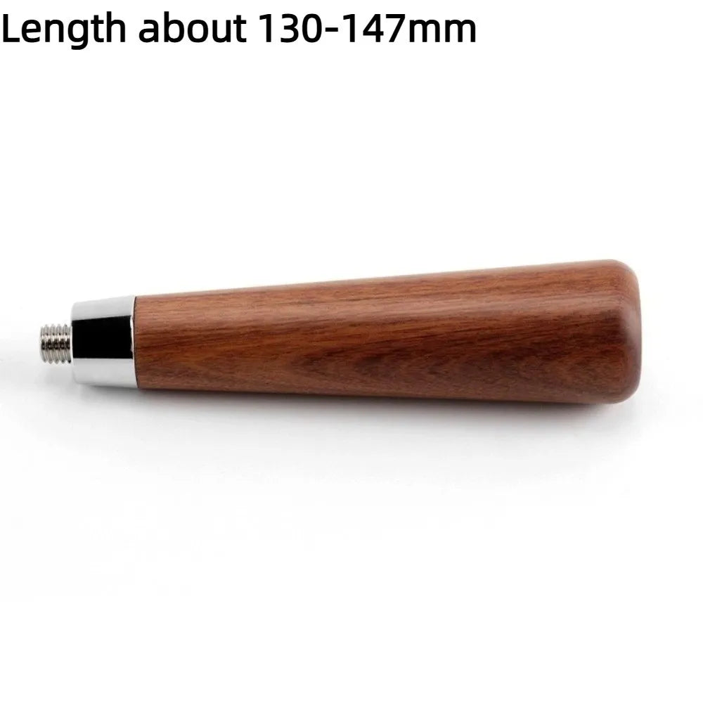 M10 Coffee Portafilter Handle Revolving Solid Wood Coffee Machine Handle Barista Tools for 51/53/58mm Filter Holder Handle