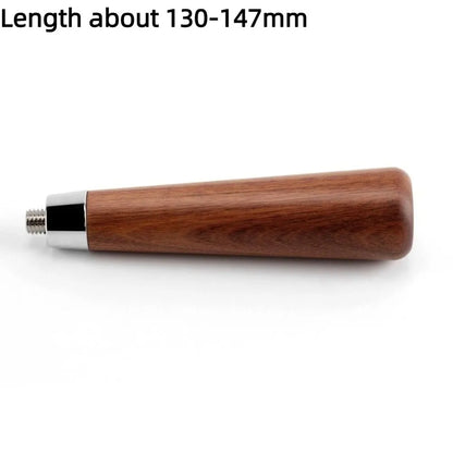 M10 Coffee Portafilter Handle Revolving Solid Wood Coffee Machine Handle Barista Tools for 51/53/58mm Filter Holder Handle