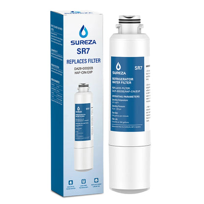 Replacement Refrigerator Water Filter Compatible with Samsung DA29-00020B / RF28HMEDBSR / RF28K9380SR