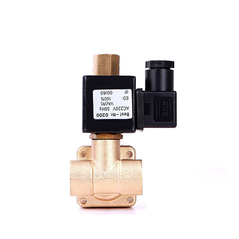1/2" 3/4" 1" 1-1/2" 2" Normally Open High Pressure Solenoid Valve 110V 24V 12V 24v 0955 Brass Solenoid Valve