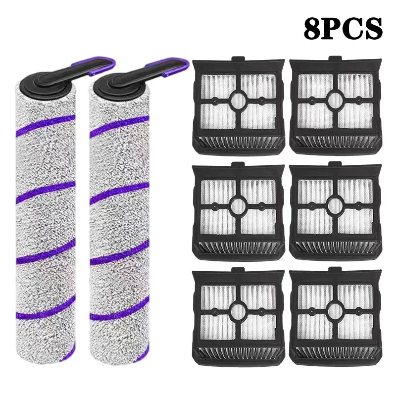 For Rowenta X-Clean 10 Vacuum Mop Accessories Roller Brush Hepa Filter Replacement Parts