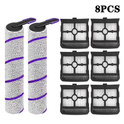 For Rowenta X-Clean 10 Vacuum Mop Accessories Roller Brush Hepa Filter Replacement Parts