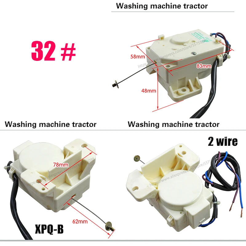 Fully Automatic Washing Machine Tractor Drain Switch Drain Motor Drain Valve Dehydration Motor