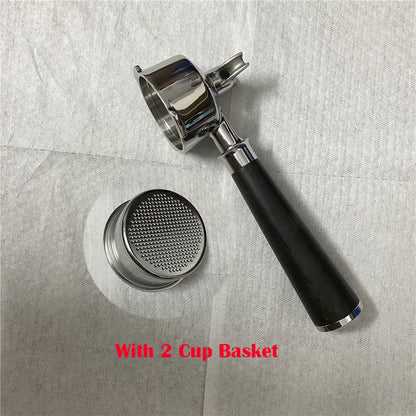 51mm Double Mouthed Coffee Portafilter For Homix/Gypas/Hibrew h11/Oster/Phico Coffee Machine Stainless Steel Coffee Handle